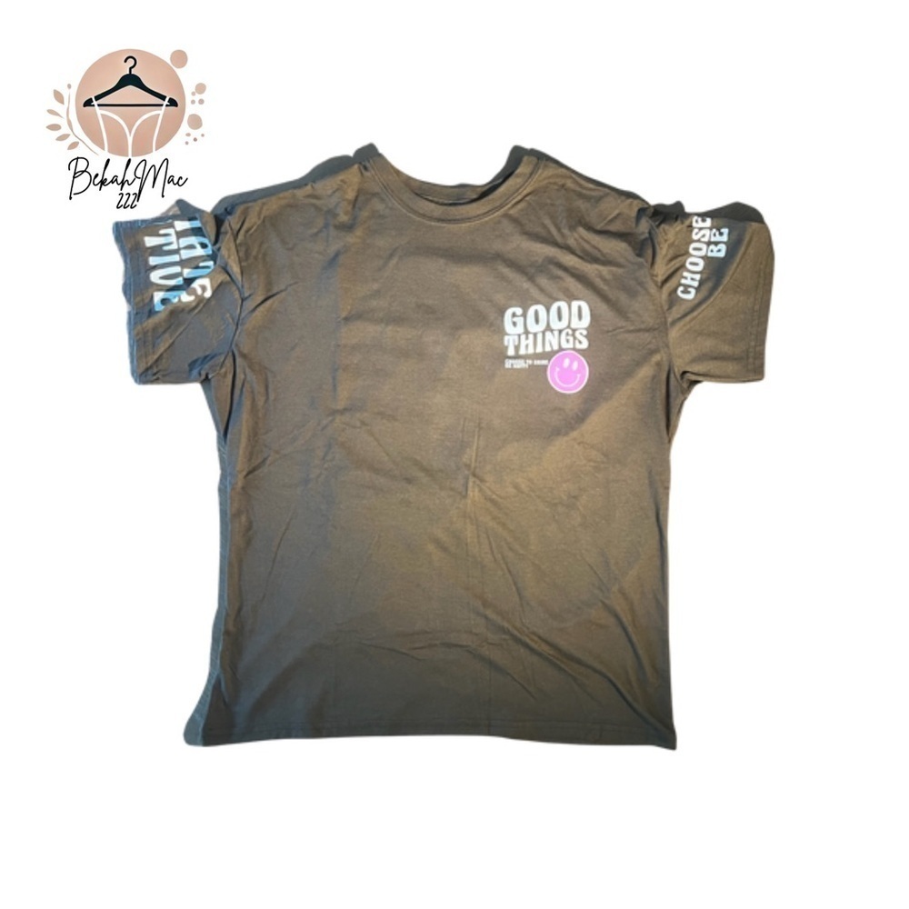 Weekend Warrior Good Things Graphic Tee L - Perfect Casual Wear